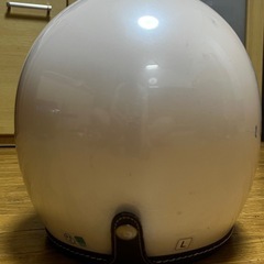 レッドバロン YK-3 サイズL 59〜60cm パールホワイト ワンタッチバックル ジェットヘルメットの画像