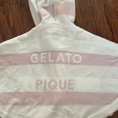 【新品使用品】ジェラピケ ポンチョ　gelatopiqueの画像