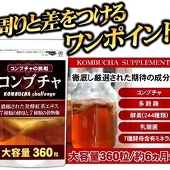 激安❗️ 濃縮コンブチャ ダイエット 痩せ菌 菌活 サプリメント　6ヶ月の画像