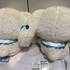 【未使用】シナモロール　マイメロ　ぬいぐるみ　4店セットの画像