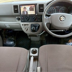 【支払総額16,8万円】走り屋仕様！5速MTエブリィジョインターボ車検令和8年5月機関良好 社外ウィング 即日納車okの画像