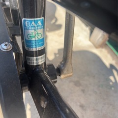 マルイシ　frackers active 
幼児2人同乗自転車　内装３段変速　前後チャイルドシート付きの画像