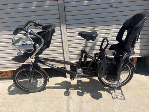 マルイシ　frackers active 
幼児2人同乗自転車　内装３段変速　前後チャイルドシート付き