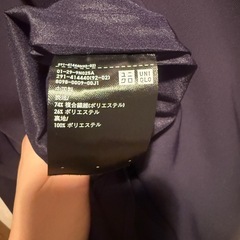 【1回着用】ユニクロ　ワンピース　Sサイズ　ネイビーの画像