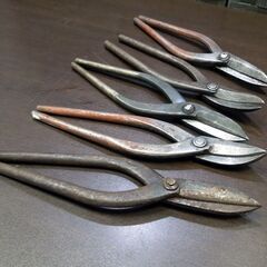 中古品 金切り鋏 板金鋏 好光 金喜 義房 兼定 金光 本清光 合計7点セット 大工道具 ハンドツール 札幌市 新道東店の画像