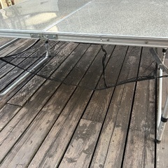 アウトドア　折りたたみテーブルの画像