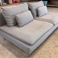 🛋️ IKEA ソーデルハムン ソファ トネルードグレー – ゆったりサイズでおしゃれデザイン 📦【配達可能】の画像