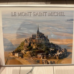 モン・サン・ミッシェル　A4サイズ写真 モンサンミッシェル　絵画額お付けできますの画像