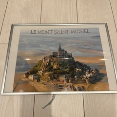 モン・サン・ミッシェル　A4サイズ写真 モンサンミッシェル　絵画額お付けできますの画像