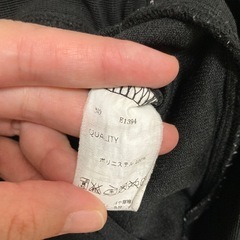 黒　シンプル　パンツの画像