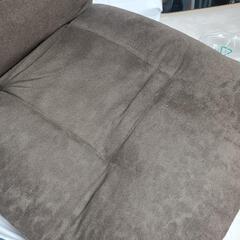 リクライニング座椅子　チェア　ブラウンの画像