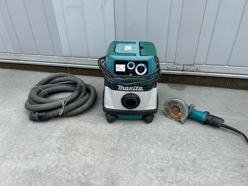 粉塵用集塵機　コンクリートカッターのセット