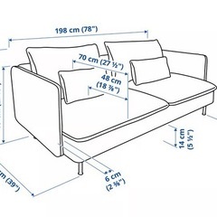 IKEA ソファ　【SÖDERHAMN ソーデルハムン】の画像
