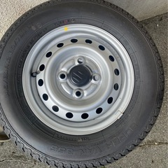 スズキ軽貨物用タイヤホイール4本SETの画像