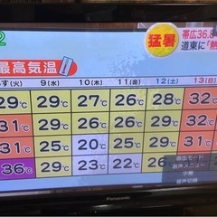 0円　テレビ　42インチ　パナソニック【ジャンク】の画像
