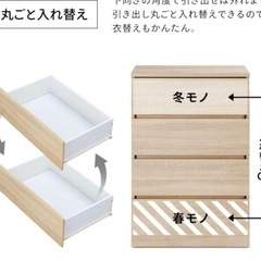 ウッドチェストの画像