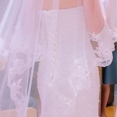 結婚式ドレス　マーメイド　白の画像