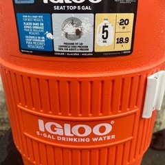 美品‼️🇺🇸USイグロー19ℓigloo5ガロンウォータージャグキーパー給水タンクiglooイグロー飲料クーラー部活🍉プロフ必読  の画像