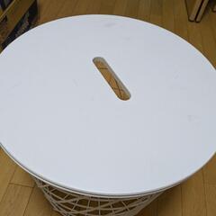 IKEA　収納家具　ラック　白の画像
