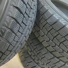 組み換え工賃込み❄️超絶バリ山155/65R14ダンロップスタッドレス4本セット☆の画像