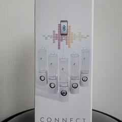 5台同時接続 Bluetooth噴水スピーカー move2 ホワイトの画像
