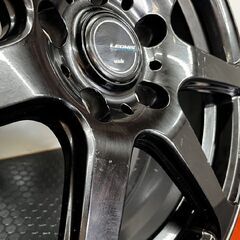 Weds LEONIS NAVIA 07 ナヴィア 社外ホイール 17インチ 4本 7J5HPCD114.3+42 軽量 クラウン マークX等　(SHF007MYR)の画像