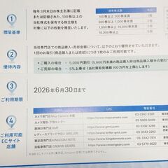 シュッピン　SYUPPIN　株主優待券　５０００円分の画像