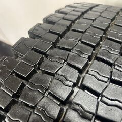 札幌発 引取OK DUNLOP DECTES SP001 225/80R17.5 123/122L 17.5インチ スタッドレス 2本 23年製 バリ溝 レンジャー ファイター等　(STT010)の画像