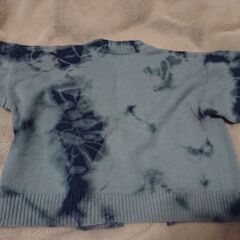 □　Dazy　絞り染め フロッグボタン ドロップショルダーカーディガン　SIZE L　レディースの画像