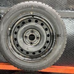 走行短め【DUNLOP WINTER MAXX WM02 165/65R14】スタッドレス トヨタ純正スチールホイール 14インチ 5J4HPCD100+35 タンク等　(STP029)の画像