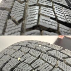 走行短め【DUNLOP WINTER MAXX WM02 165/65R14】スタッドレス トヨタ純正スチールホイール 14インチ 5J4HPCD100+35 タンク等　(STP029)の画像