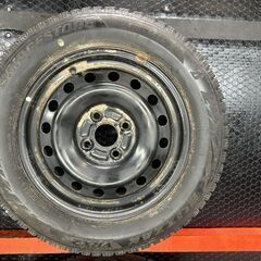 【BS BLIZZAK VRX2 165/65R14】スタッドレス【トヨタ 純正スチールホイール 14インチ 5J4HPCD100+35】20年製 バリ溝 ルーミー等 (STP030) の画像