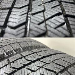 【BS BLIZZAK VRX2 165/65R14】スタッドレス【トヨタ 純正スチールホイール 14インチ 5J4HPCD100+35】20年製 バリ溝 ルーミー等 (STP030) の画像