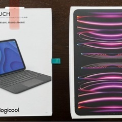 2点セット　iPadPro11インチ4世代256GB＋ロジクールキーボード　訳あり再掲載の画像
