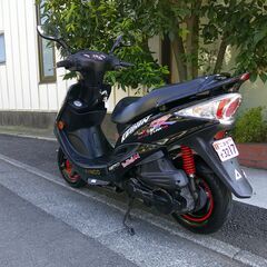 KYMCO　V-LINK　SR125　FI　実働中古車　バッテリー新品　タイヤ前後バリ山　LEDヘッドライト　自賠責保険付き(R8年3月まで)の画像