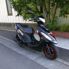 KYMCO　V-LINK　SR125　FI　実働中古車　バッテリー新品　タイヤ前後バリ山　LEDヘッドライト　自賠責保険付き(R8年3月まで)の画像