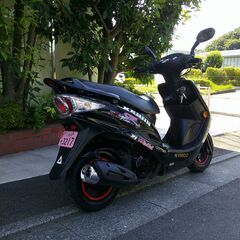 KYMCO　V-LINK　SR125　FI　実働中古車　バッテリー新品　タイヤ前後バリ山　LEDヘッドライト　自賠責保険付き(R8年3月まで)の画像