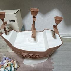 【美品】バランスシップゲーム　スリーコインズ　船の画像
