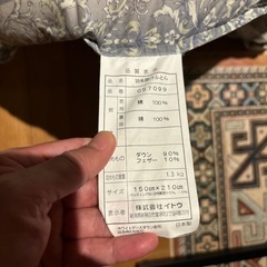 羽毛布団　 の画像