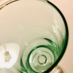 アデリア　グリーン　ガラス　グラスの画像