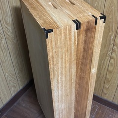 衣装箱 2段 和洋服収納 桐箱 蓋つき 衣装ケース 140x40x30cm  の画像
