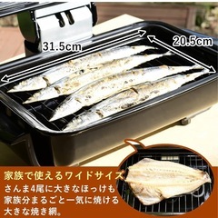フィッシュロースター　魚焼き器　焼肉　山善　NFR-1100の画像