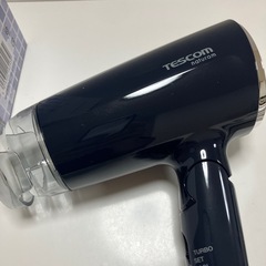 【新品未使用テスコムマイナスイオンヘアードライヤーnaturam TD200B⚫︎の画像