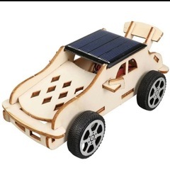 新品未使用品　ソーラーカーキット 木製 組み立て式　　　新品未使用の画像