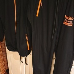 H&Y Fit サウナスーツ Mサイズ 黒 キャップ付きの画像