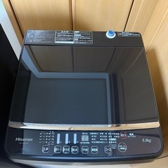 洗濯機ハイセンス　冷蔵庫 三菱電機の画像