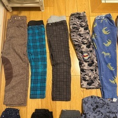 120㎝15点男の子パンツ大量セット　秋冬物　の画像