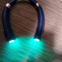 LED照明付きネックファンブルーの画像