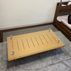 ガラステーブル　0円　7/30 23:59までの引き取り限定　　の画像