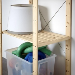✅定価は7,490円➡︎［新品未組み立て品］ IKEA イケアHEJNE ヘイネ 1セクション ソフトウッド❶の画像